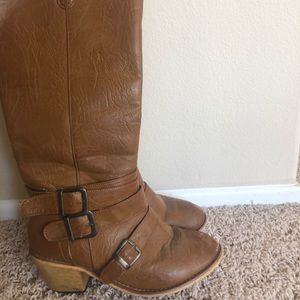 Knee High Leather boots